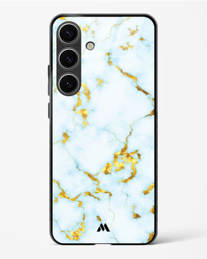 White Gold Marble Glass Case Phone Cover (Samsung)