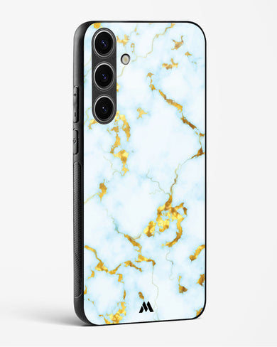White Gold Marble Glass Case Phone Cover (Samsung)