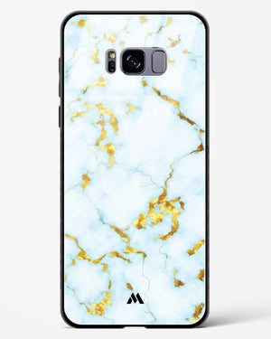 White Gold Marble Glass Case Phone Cover (Samsung)