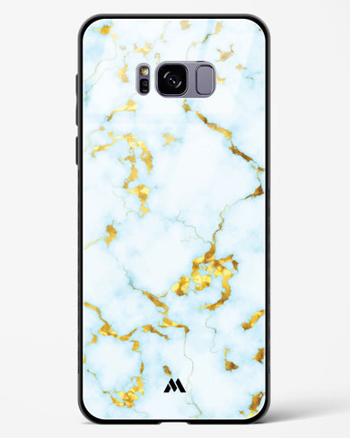 White Gold Marble Glass Case Phone Cover (Samsung)