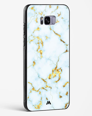 White Gold Marble Glass Case Phone Cover (Samsung)