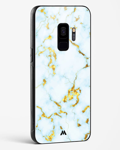 White Gold Marble Glass Case Phone Cover (Samsung)