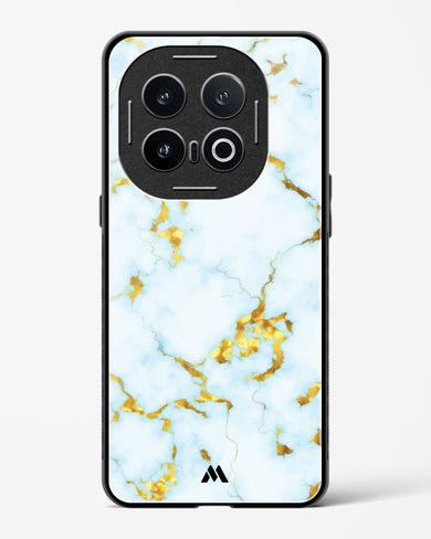 White Gold Marble Glass Case Phone Cover (Vivo)