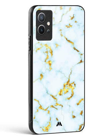 White Gold Marble Glass Case Phone Cover-(Vivo)