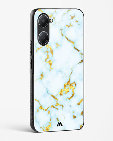 White Gold Marble Glass Case Phone Cover (Vivo)
