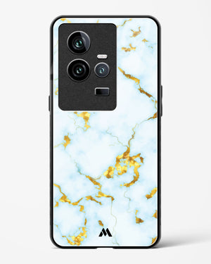 White Gold Marble Glass Case Phone Cover (Vivo)