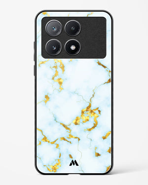 White Gold Marble Glass Case Phone Cover (Xiaomi)