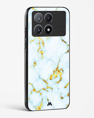 White Gold Marble Glass Case Phone Cover (Xiaomi)