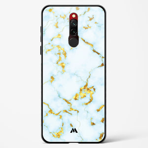 White Gold Marble Glass Case Phone Cover-(Xiaomi)