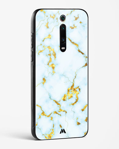 White Gold Marble Glass Case Phone Cover-(Xiaomi)