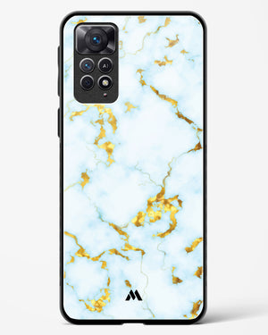 White Gold Marble Glass Case Phone Cover (Xiaomi)