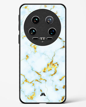 White Gold Marble Glass Case Phone Cover (Xiaomi)