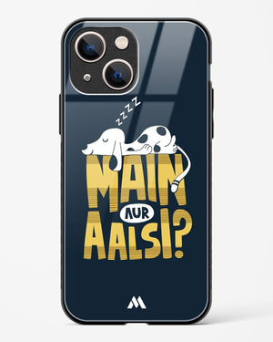 Main Aur Alsi Glass Case Phone Cover-(Apple)