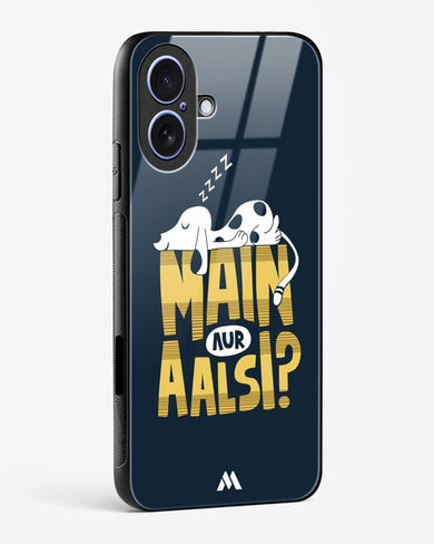 Main Aur Alsi Glass Case Phone Cover (Apple)