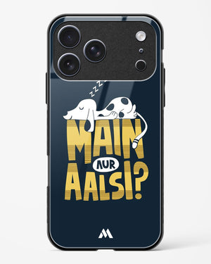 Main Aur Alsi Glass Case Phone Cover (Apple)