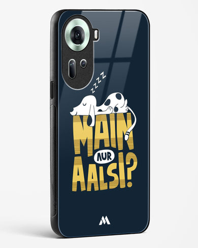 Main Aur Alsi Glass Case Phone Cover (Oppo)