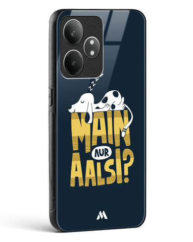 Main Aur Alsi Glass Case Phone Cover (Realme)