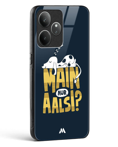 Main Aur Alsi Glass Case Phone Cover (Realme)