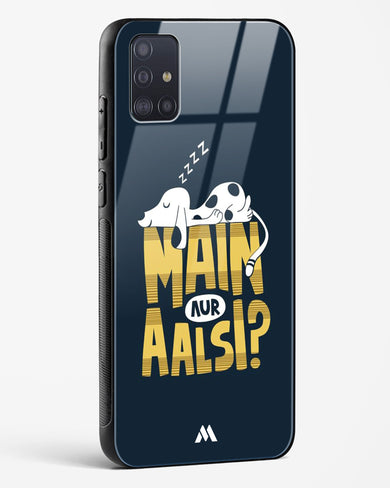 Main Aur Alsi Glass Case Phone Cover-(Samsung)