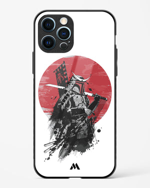Samurai with a City to Burn Glass Case Phone Cover-(Apple)