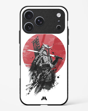Samurai with a City to Burn Glass Case Phone Cover (Apple)