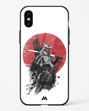 Samurai with a City to Burn Glass Case Phone Cover (Apple)