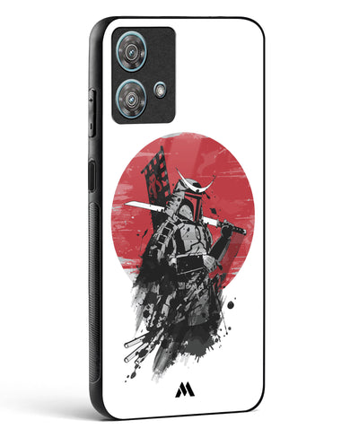 Samurai with a City to Burn Glass Case Phone Cover-(Motorola)