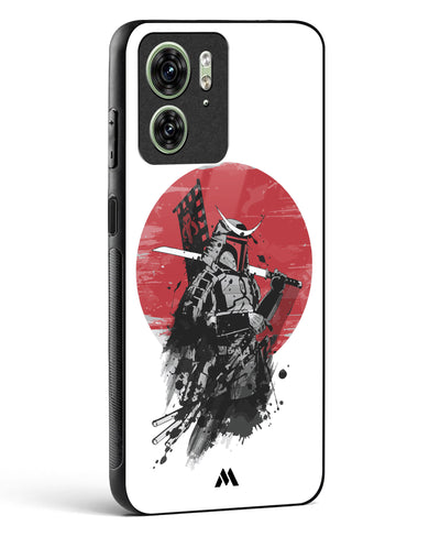 Samurai with a City to Burn Glass Case Phone Cover-(Motorola)