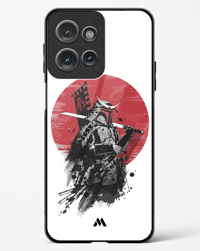 Samurai with a City to Burn Glass Case Phone Cover (Motorola)