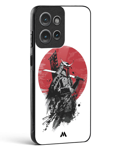 Samurai with a City to Burn Glass Case Phone Cover (Motorola)