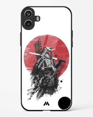 Samurai with a City to Burn Glass Case Phone Cover (Nothing)