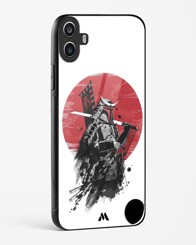 Samurai with a City to Burn Glass Case Phone Cover (Nothing)