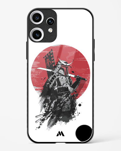 Samurai with a City to Burn Glass Case Phone Cover (Nothing)