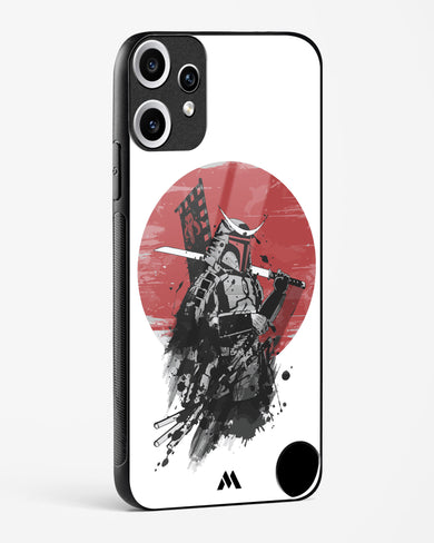 Samurai with a City to Burn Glass Case Phone Cover (Nothing)