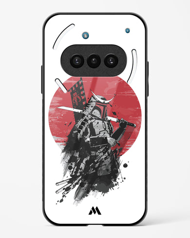 Samurai with a City to Burn Glass Case Phone Cover (Nothing)