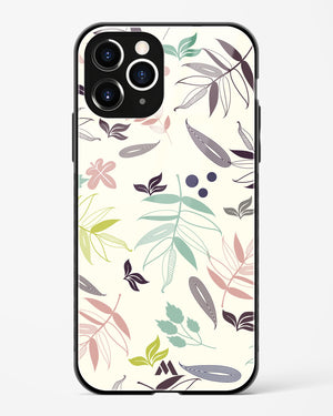 Autumn Leaves Glass Case Phone Cover-(Apple)
