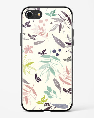 Autumn Leaves Glass Case Phone Cover-(Apple)