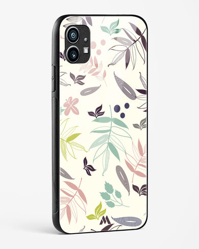 Autumn Leaves Glass Case Phone Cover-(Nothing)