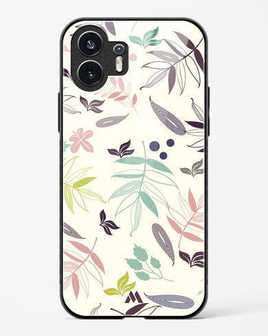 Autumn Leaves Glass Case Phone Cover-(Nothing)