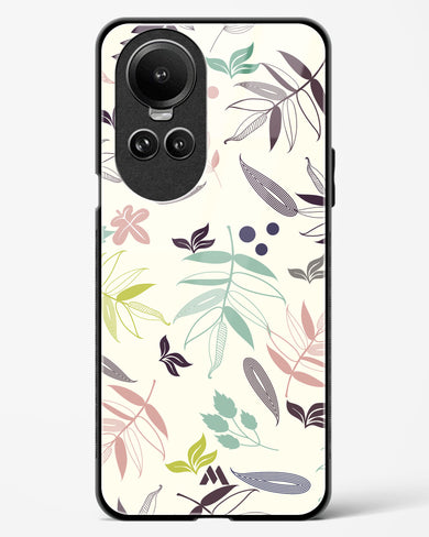 Autumn Leaves Glass Case Phone Cover-(Oppo)