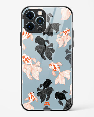 Siamese Fish Glass Case Phone Cover-(Apple)