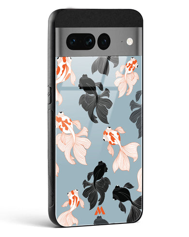 Siamese Fish Glass Case Phone Cover-(Google)