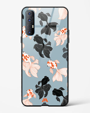 Siamese Fish Glass Case Phone Cover-(Oppo)