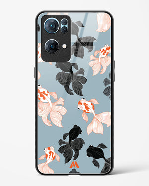 Siamese Fish Glass Case Phone Cover (Oppo)
