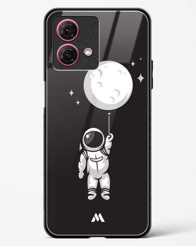 Moon Balloon Glass Case Phone Cover-(Motorola)