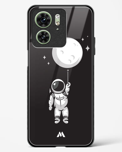 Moon Balloon Glass Case Phone Cover-(Motorola)