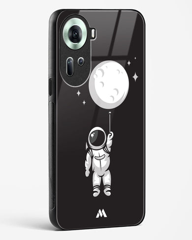 Moon Balloon Glass Case Phone Cover (Oppo)