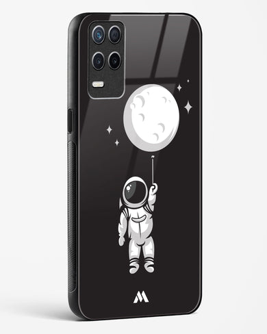 Moon Balloon Glass Case Phone Cover-(Realme)