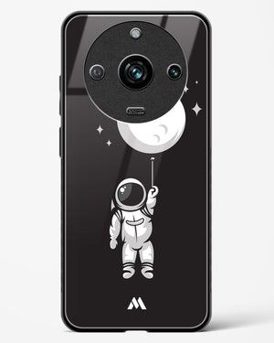 Moon Balloon Glass Case Phone Cover-(Realme)