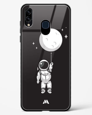 Moon Balloon Glass Case Phone Cover-(Samsung)